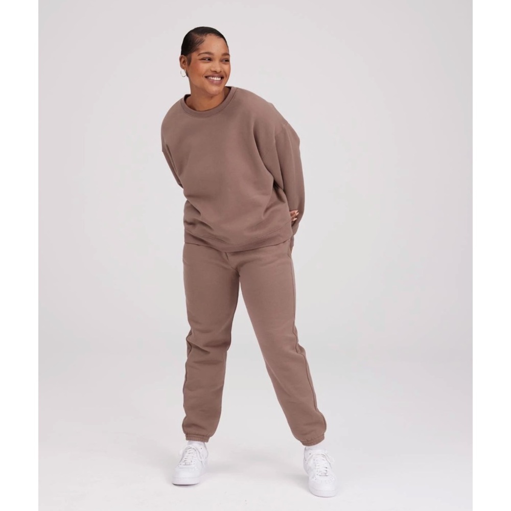 Girlfriend Collective 50/50 Sweatpants in Taro